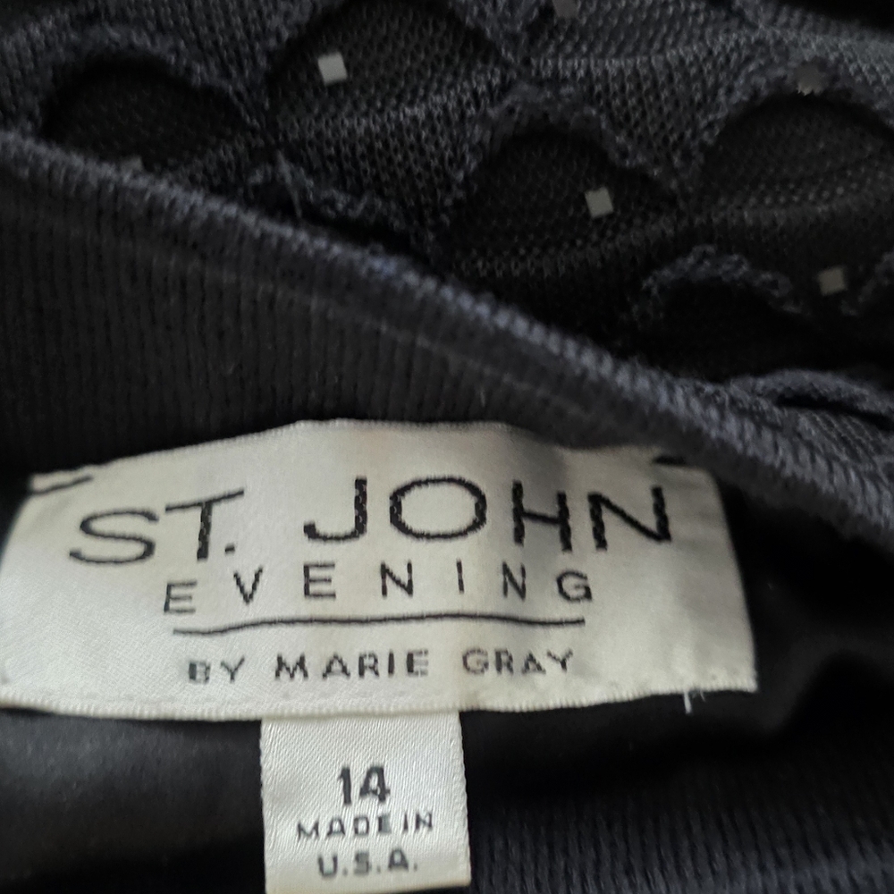 Saint  John Evening Black Skirt with sequence